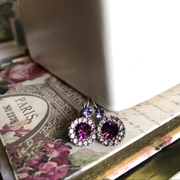 Vintage drop earrings, EUC - Picture 5 of 11